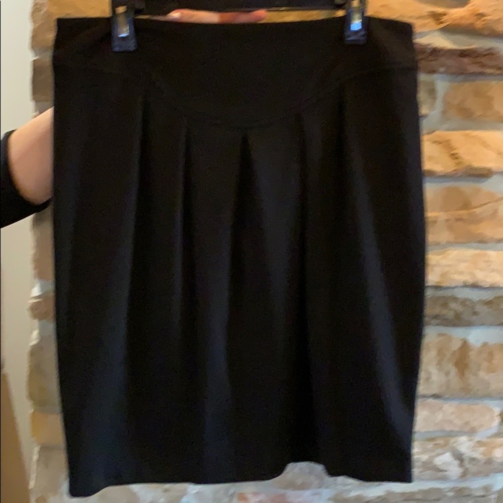 Black pencil skirt